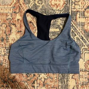 Outdoor Voices blue doing things bra XS
